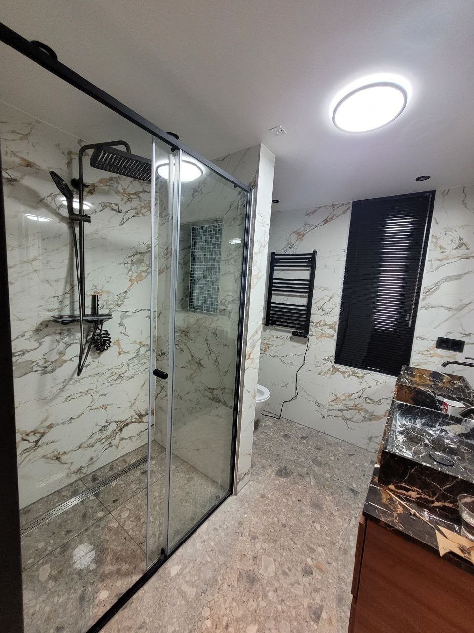 Badkamer renovatie na