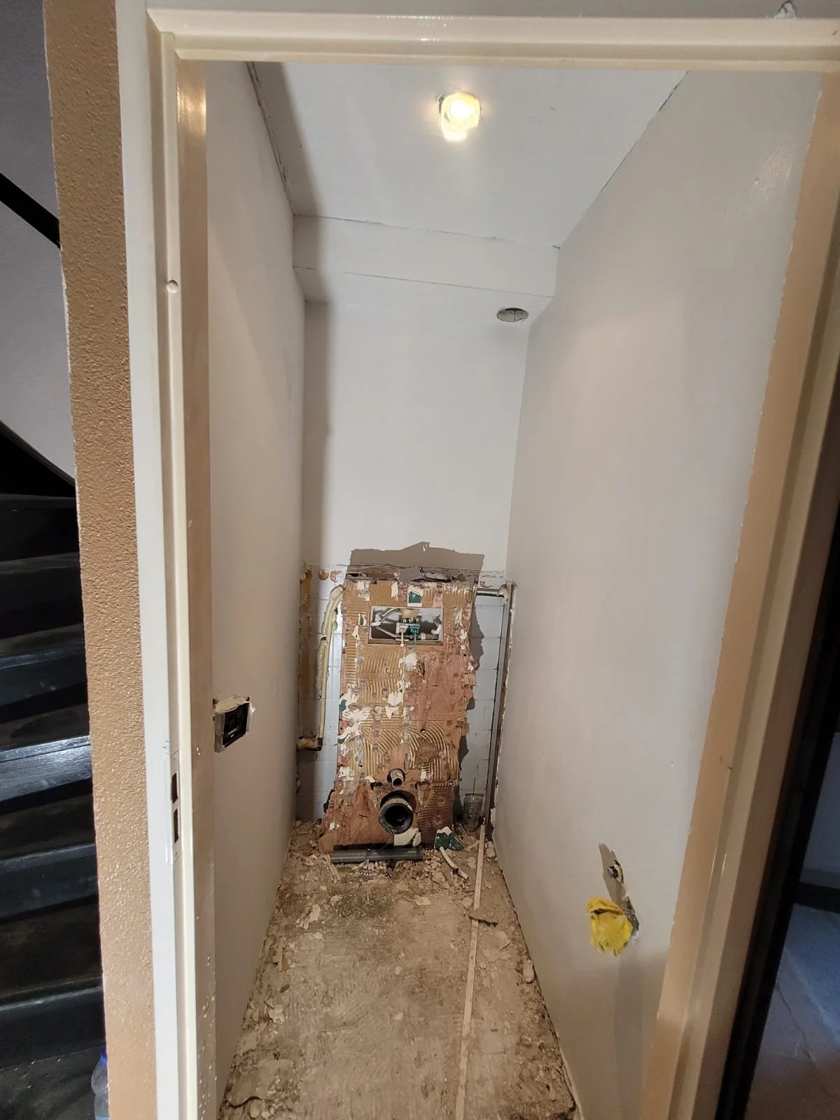 Toilet renovatie voor